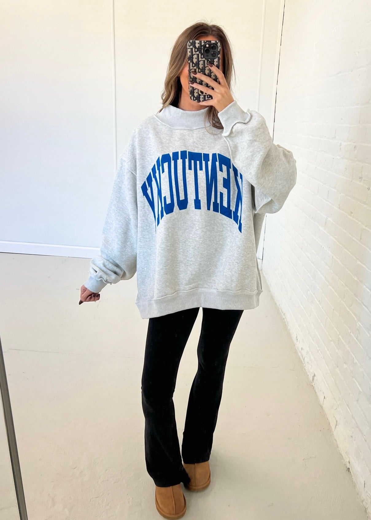 Kentucky Mock Neck Pullover - Reversible