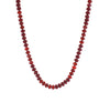 Beaded Necklace - Burgundy