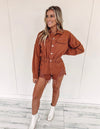 Madison Romper - Brown