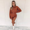 Madison Romper - Brown