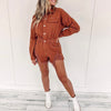 Madison Romper - Brown