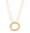 Chunky Circle Pendant Necklace