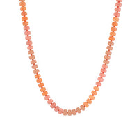 Beaded Necklace - Orange