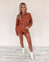 Madison Romper - Brown