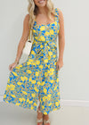 Lemon Midi Dress