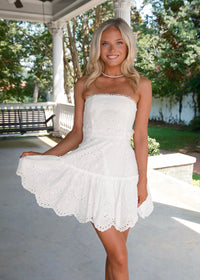 Olivia Dress - White