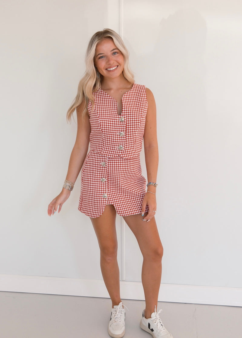 Claire Set - Burgundy/Red