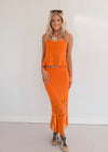 Margo Fringe Set - Orange