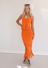 Margo Fringe Set - Orange