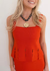 Bulldog Coin Necklace - Black