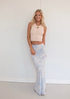 Animal Print Skirt - Light purple