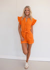 Emersyn Romper - Orange