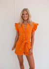 Emersyn Romper - Orange