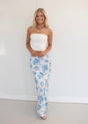 Sydney Skirt - Blue/White Floral