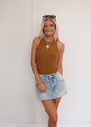 Bree Bodysuit - Dark Tan