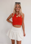 Macie Crop Top - Red
