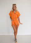 Addison Romper - Orange