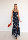 Phoebe Polka Dot Dress - Black