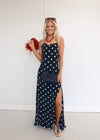 Phoebe Polka Dot Dress - Black