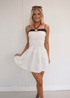 Ella Smocked Mini Dress
