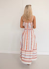 Orange/Purple Maxi Dress