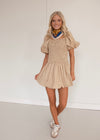 Mary Alice Bubble Dress - Tan