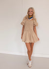 Mary Alice Bubble Dress - Tan