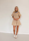 Mary Alice Bubble Dress - Tan