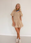 Mary Alice Bubble Dress - Tan
