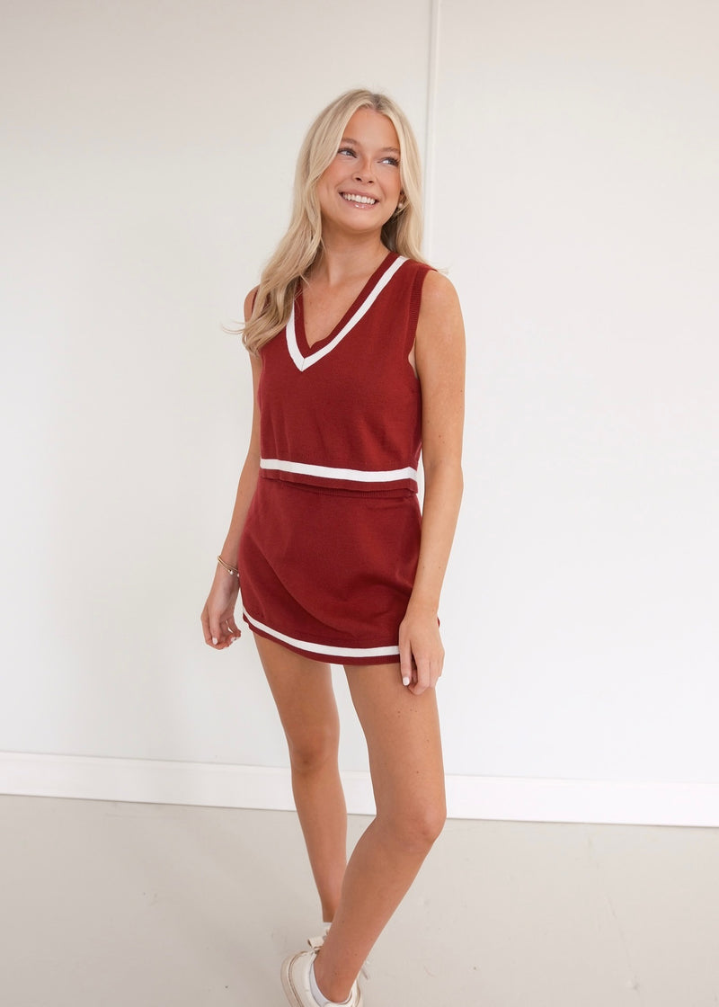 Varsity Set - Burgundy
