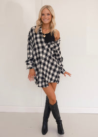 Sandy Flannel Dress