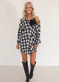 Sandy Flannel Dress