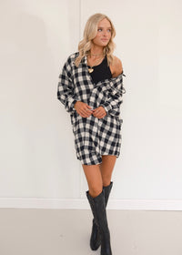 Sandy Flannel Dress