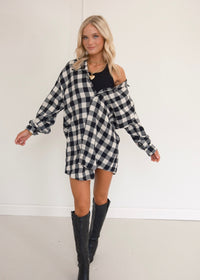 Sandy Flannel Dress