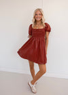 Penelope Leather Dress