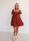 Penelope Leather Dress
