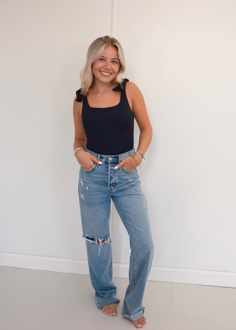 Kaleigh Black Bodysuit