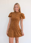 Callie Suede Dress