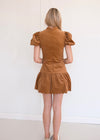 Callie Suede Dress