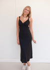 Iris Midi Dress - Black