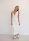 Polly Midi Dress - Cream
