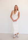 Polly Midi Dress - Cream