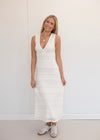 Polly Midi Dress - Cream