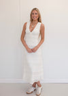 Polly Midi Dress - Cream