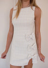 Amelia Tweed Dress - Cream