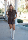 Maple Plaid Romper