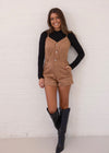 Susie Suede Romper