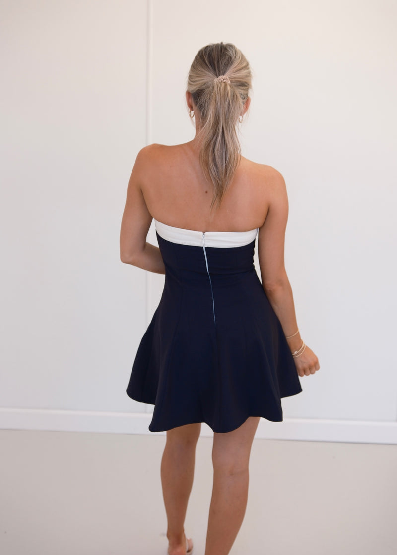 Bridget Strapless Dress - Black