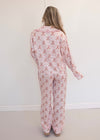 Teddy Bear Bow Pajamas - Pink