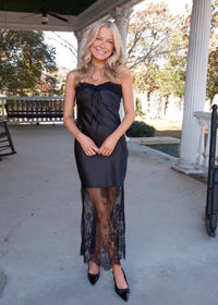 Sallie Lace Midi Dress